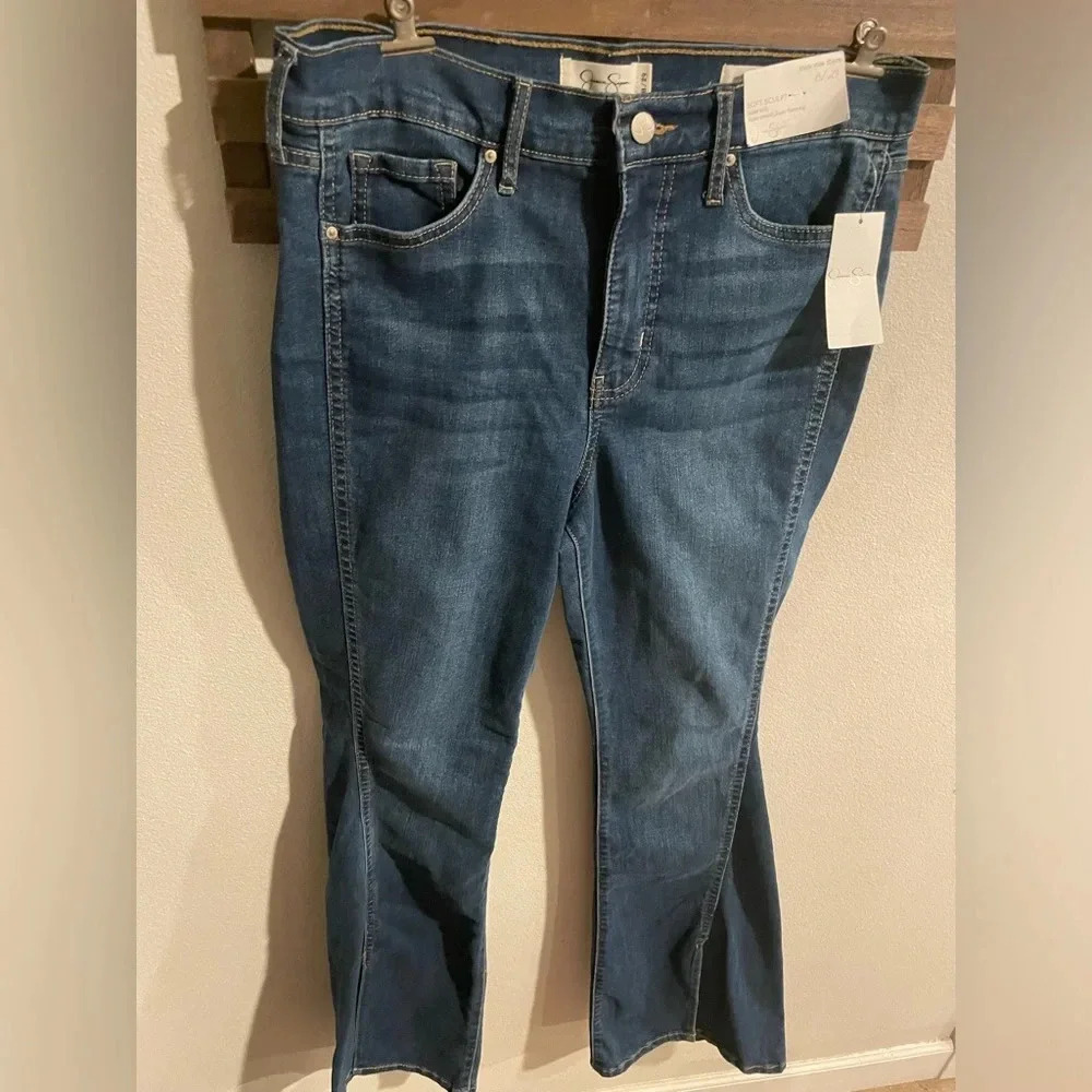 NWT Jessica Simpson high dive high rise flare jeans size 8